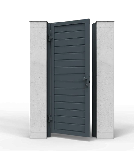 Калитка ALUTECH Prestige 980×2235 мм RAL 7016