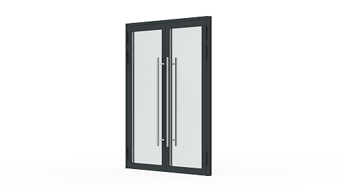 Распашные алюминиевые двери