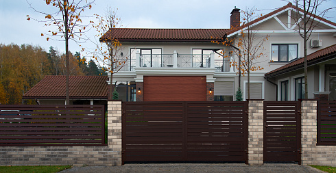 Распашные ворота Prestige Alutech