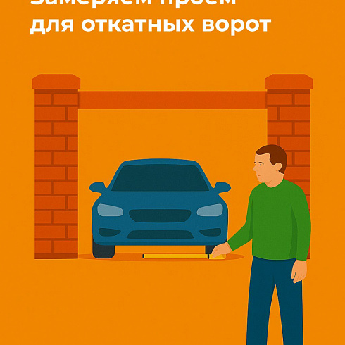 Пошаговая инструкция: как правильно замерить проем для откатных ворот